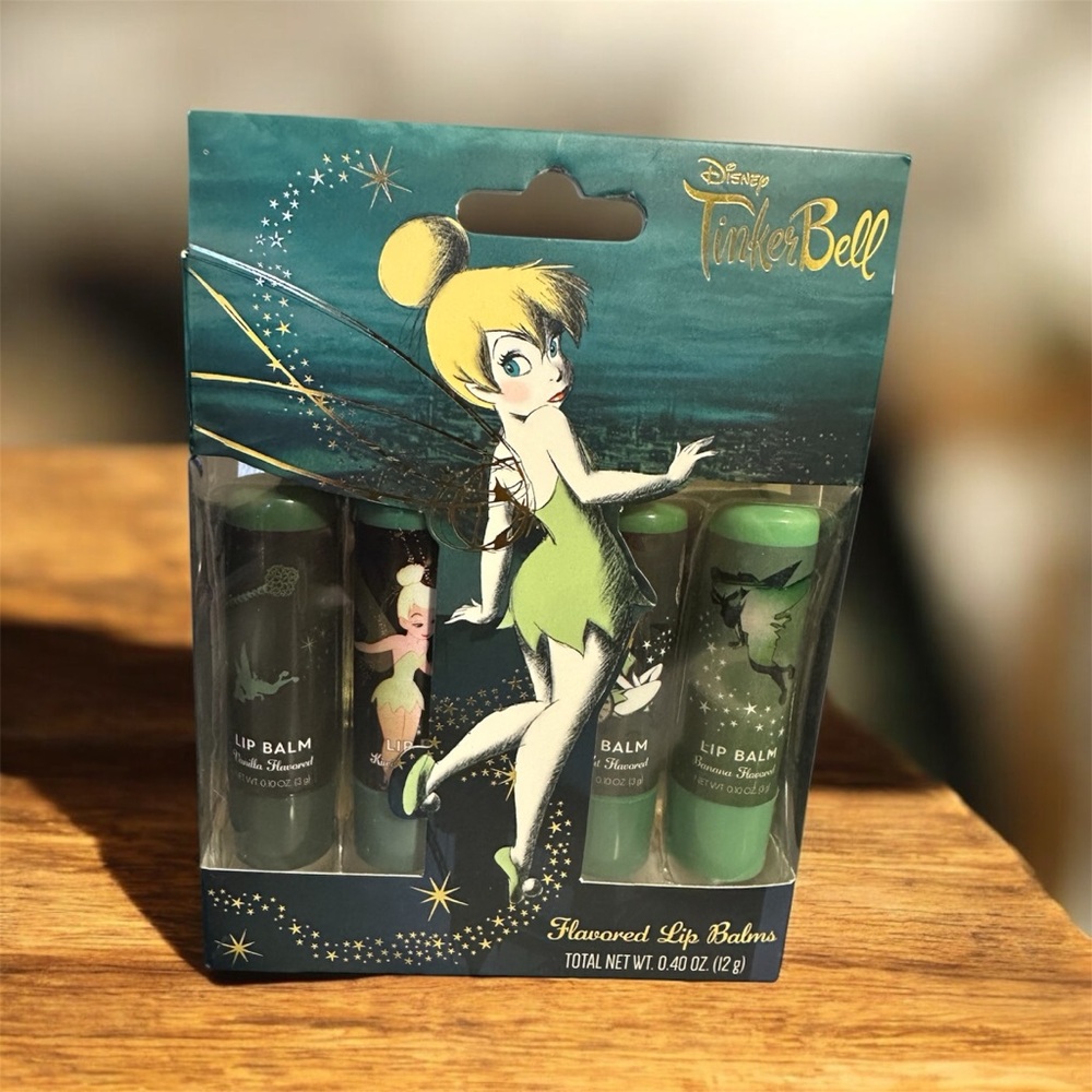 New Tinker Bell Flavored Lip Balms